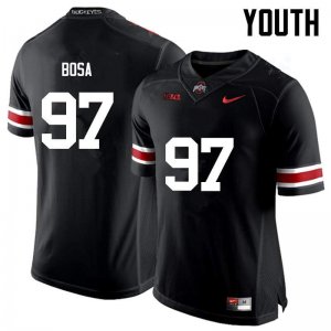 NCAA Ohio State Buckeyes Youth #97 Nick Bosa Black Nike Football College Jersey GFG8045KN